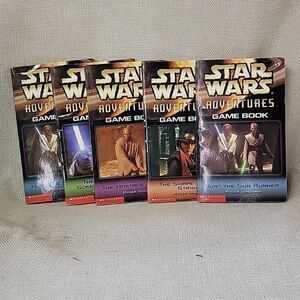 5 Star Wars Game Book series paperback books